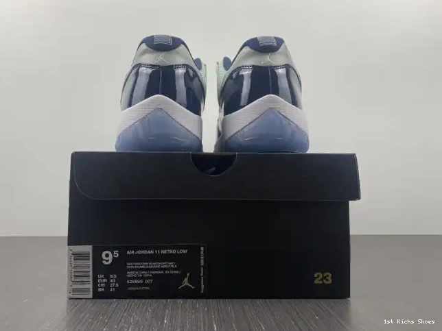 1st Kicks Georgetown Retro Low Air Jordan 11 528895-007 0529